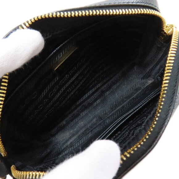 PRADA Black Saffiano Shoulder Bag - Picture 5 of 11